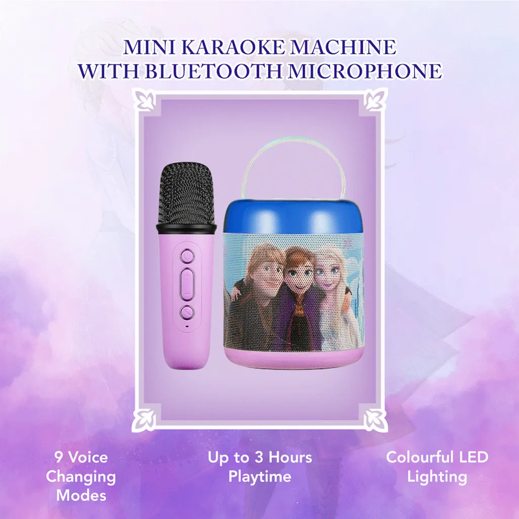 Disney Frozen Cylinder Karaoke Speaker with Bluetooth Microphone - Image 6