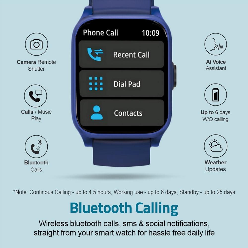 Astrum MT310 Smart Watch 2.01″ HD IPX68 with BT Calls Sports HR BP BO – Black - Image 4