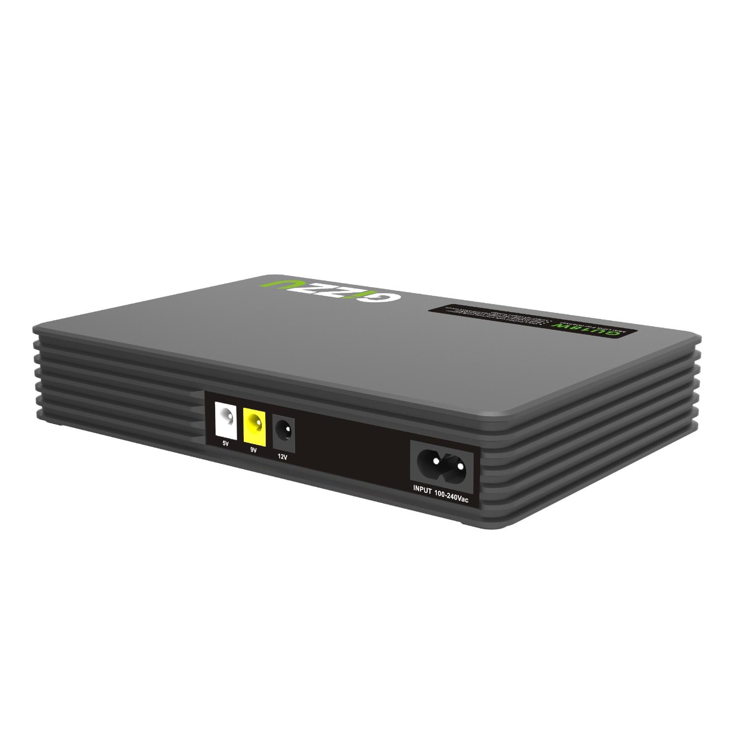 Gizzu SURF Simple 18W 55Wh LiFePO4 MINI DC UPS – Black - Image 3